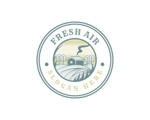 Grass Field Farm logo design