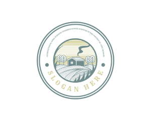 Produce - Grass Field Farm logo design