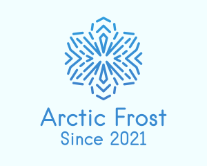 Cooling Winter Frost logo design