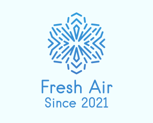 Cooling Winter Frost logo design