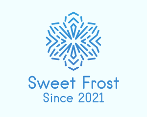 Cooling Winter Frost logo design