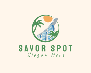 Singapore Hotel Landmark logo design