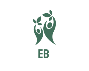 Vegetarian - Garden Leaves Charity logo design