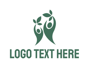 Healthy - Garden Leaves Charity logo design