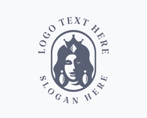 Tiara - Crown Queen Jewelry logo design
