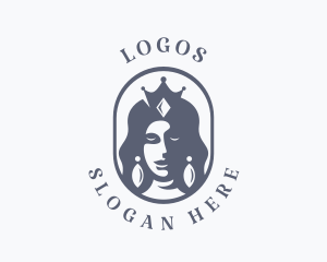 Kingdom - Crown Queen Jewelry logo design