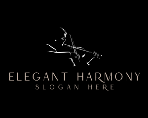 Classical - Classical Violin Musician logo design