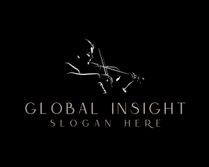 Studio - Classical Violin Musician logo design