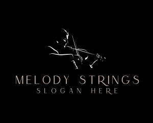 Violin - Classical Violin Musician logo design