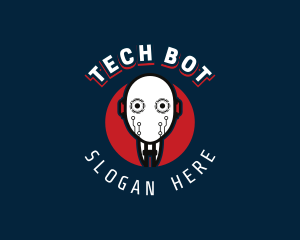 Robot - Cyborg Robot Tech logo design