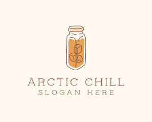 Ice - Iced Tea Coffee logo design