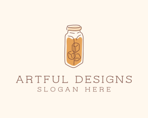 Iced Tea Coffee logo design