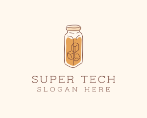 Iced Tea Coffee logo design