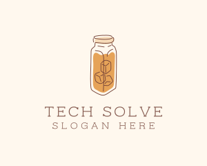 Iced Tea Coffee logo design