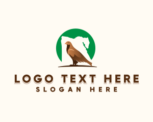 Zoo - Wild Africa Eagle logo design