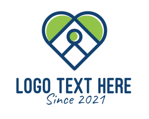 Health Center - Heart Social Worker logo design