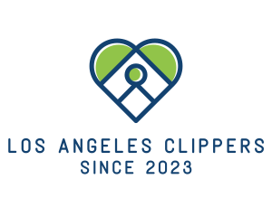 Orphanage - Heart Social Worker logo design