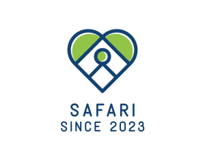 Family Center - Heart Social Worker logo design
