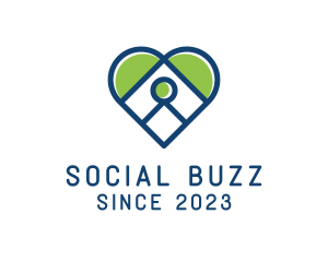 Heart Social Worker logo design