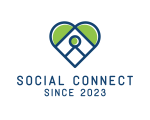 Heart Social Worker logo design