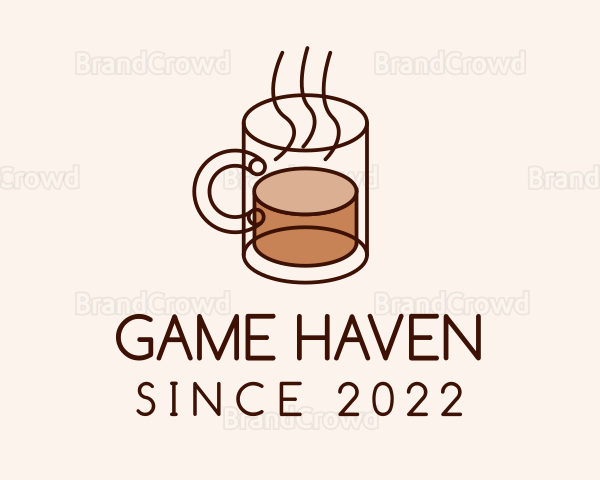 Hot Coffee Mug Logo