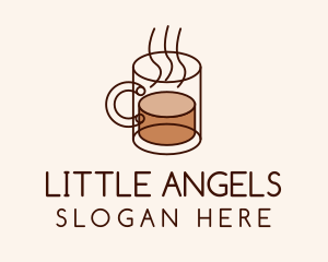 Hot Coffee Mug Logo