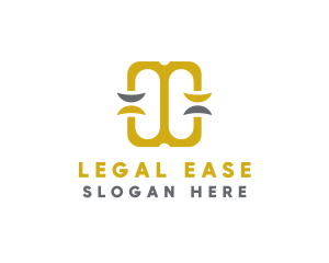 Law - Justice Law Scale logo design