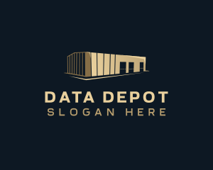 Repository - Storage Warehouse Building logo design