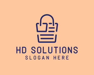 Online Bag Receipt  logo design