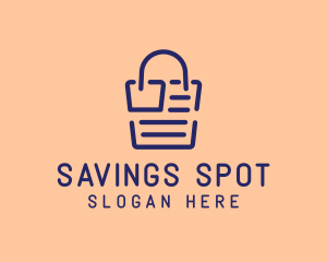 Discount - Online Bag Receipt logo design