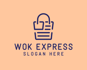 Online Bag Receipt  logo design