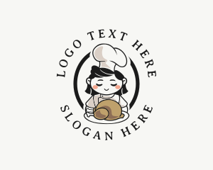 Chicken - Cooking Chef Restaurant logo design