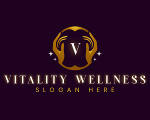 Wellness Hand Massage logo design