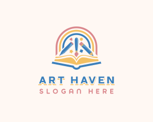 Art Educational Daycare logo design