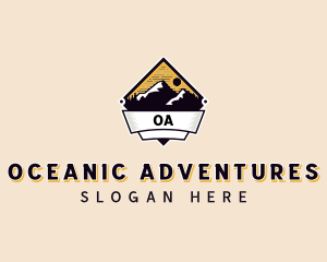 Adventure Mountain Peak logo design