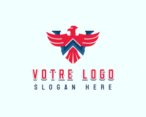 Lettermark - Patriotic Eagle Lettermark logo design