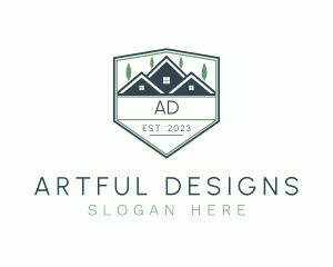 Luxury Housing Shield  logo design