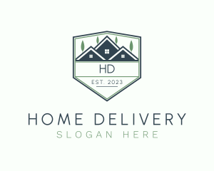 Luxury Housing Shield  logo design