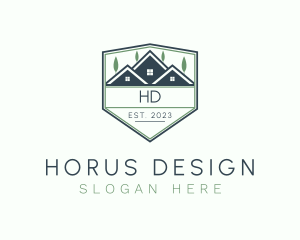 Luxury Housing Shield  logo design