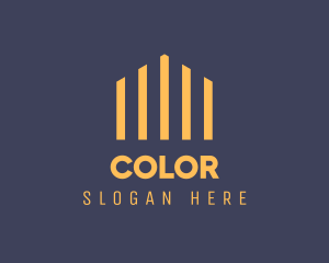 Golden - House Property Real Estate logo design