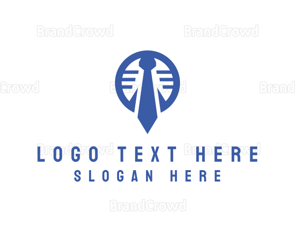 Business Employee Necktie Logo