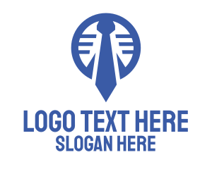 Database - Blue Tie Financing logo design