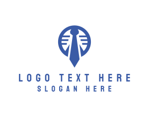 Statistics - Business Employee Necktie logo design