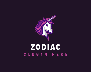 Unicorn - Gamer Streaming Unicorn logo design