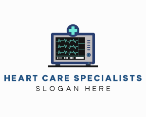 Cardiologist - Medical Cardiac Monitor logo design