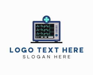 Healthcare - Medical Cardiac Monitor logo design