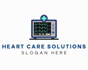 Cardiologist - Medical Cardiac Monitor logo design