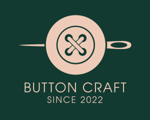 Cross Thread Button logo design