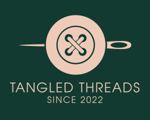 Cross Thread Button logo design