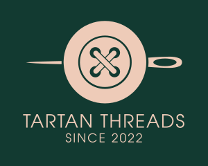 Cross Thread Button logo design